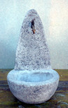 Fontana rubinetto punta bassa