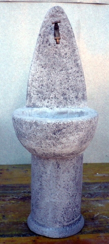 Fontana rubinetto punta bassa con rialzo