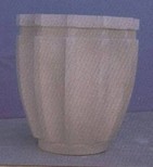 Vaso tondo smerigliato