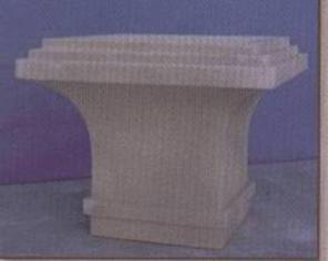 vaso quadrato