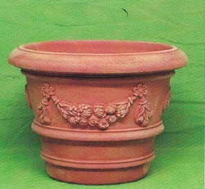 vaso con bordone festoni